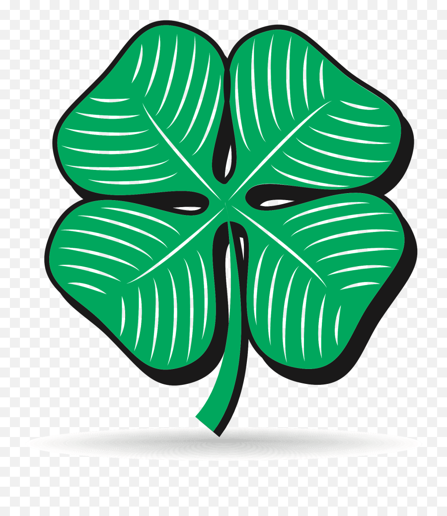 Four - Leaf Clover Clipart Free Download Transparent Png Clover Celtics Logo Png Emoji,Clover Clipart