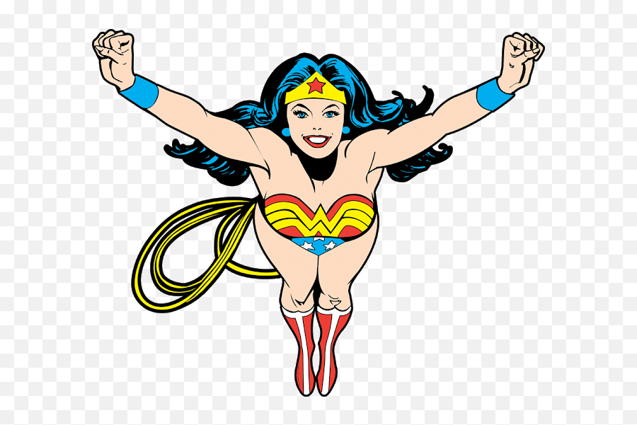 Wonder Woman Superhero Clip Art - Wonder Woman Comic Vector Emoji,Wonder Woman Clipart