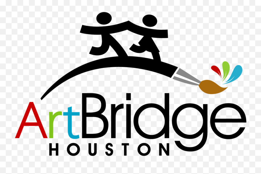 Art Bridge Houston School Logo Design Where Art Is Taught - Pencil School Logo Design Emoji,Education Logo