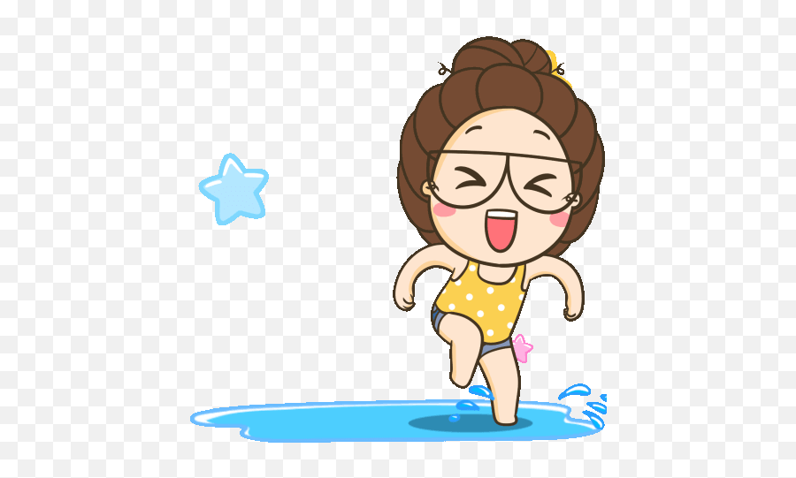 Water Splash Happy Sticker - Water Splash Happy Dance Emoji,Transparent Water Gif
