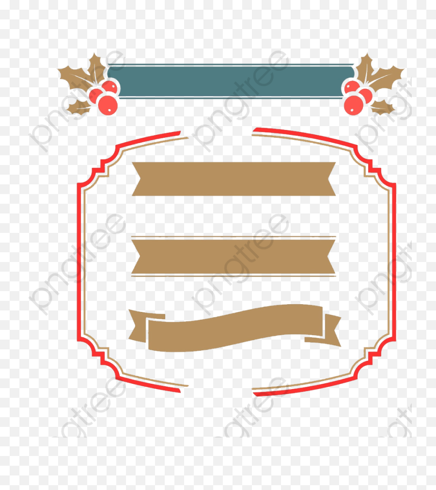 Border Border Christmas Border Ribbon Leaf Png Emoji,Christmas Ornaments Clipart Border