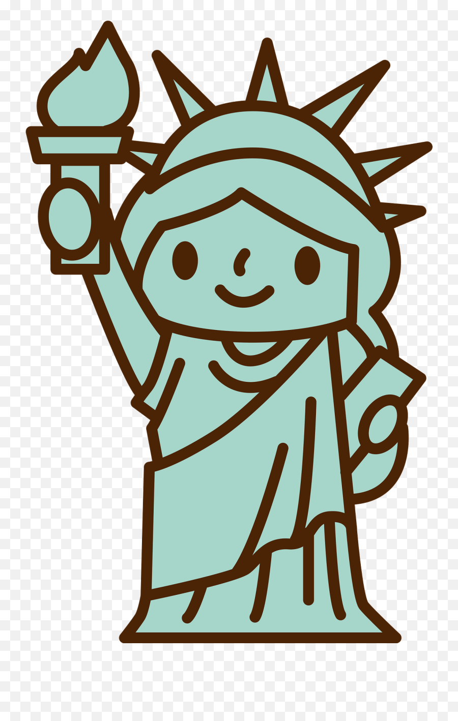 Statue Of Liberty Clipart - Statue Of Liberty Clipart Emoji,Statue Of Liberty Clipart
