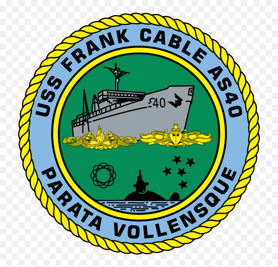 Uss Frank Cable As40 Parata Vollensque - Uss Frank Cable Emoji,Frank Iero Transparent