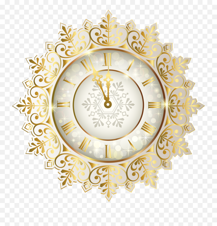 Gold Clipart New Years Eve - 35 Or Higher Gpa Full Size New Year Watch Png Emoji,Gold Clipart