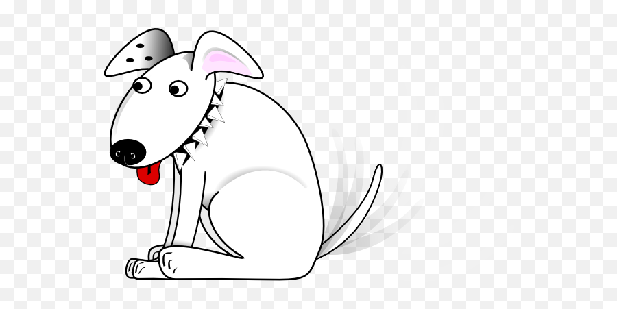 Cartoon Dog Wagging Tail Clip Art At Clkercom - Vector Clip Emoji,Cartoon Dog Transparent Background
