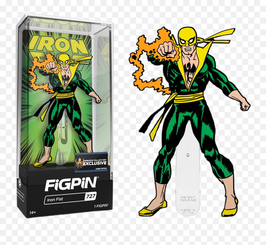 Figpin - Iron Fist 727 Krakenu0027s Collection Exclusive Le Emoji,Iron Fist Logo Png