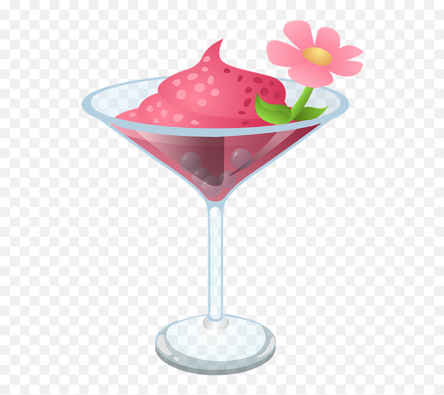 Transparent Background Cocktail Clipart - Desenhos De Cardapio De Sobremesa Emoji,Cocktail Clipart