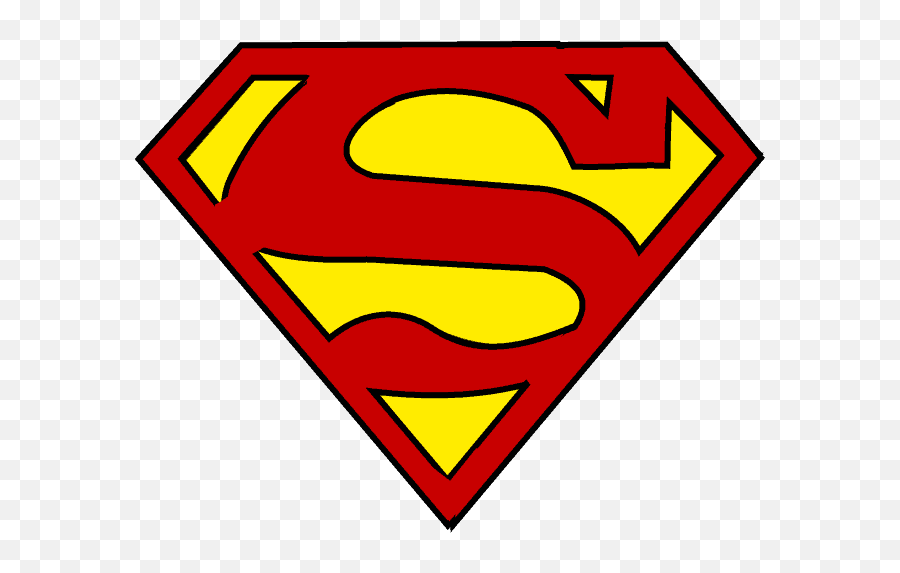 How To Draw Superman Logo - Vector Superman Logo Svg Emoji,Superman Logo Outline