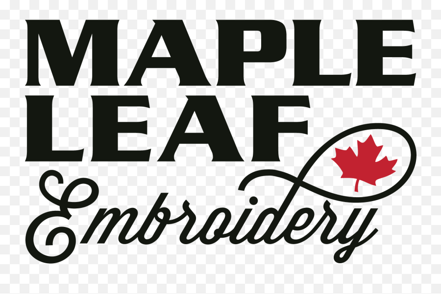 Maple Leaf Embroidery Logo Download - Canadian Maple Leaf Emoji,Embroidery Logo