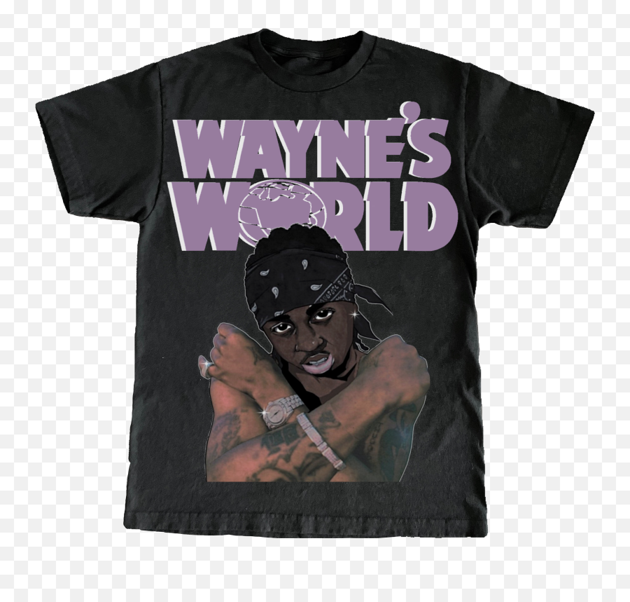 Waynes World Tee - Short Sleeve Emoji,Wayne's World Logo