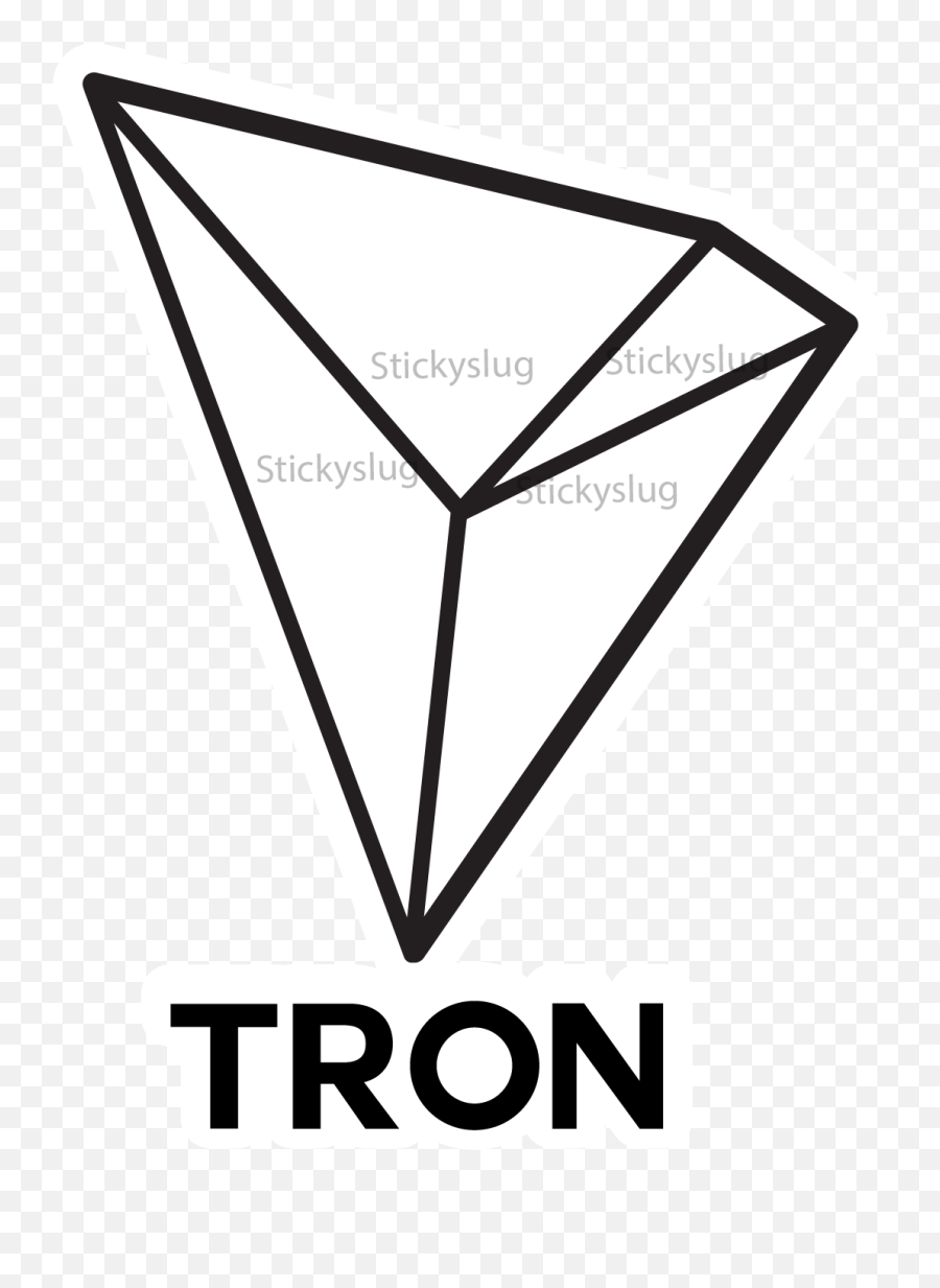 Tron Sticker - Tron Coin Logo Full Size Png Download Seekpng Tron Logo Png Emoji,Tron Logo