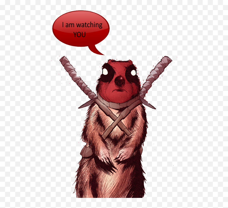 Deadpool Squirrel Transparent Png - Squirrel Deadpool Emoji,Squirrel Transparent