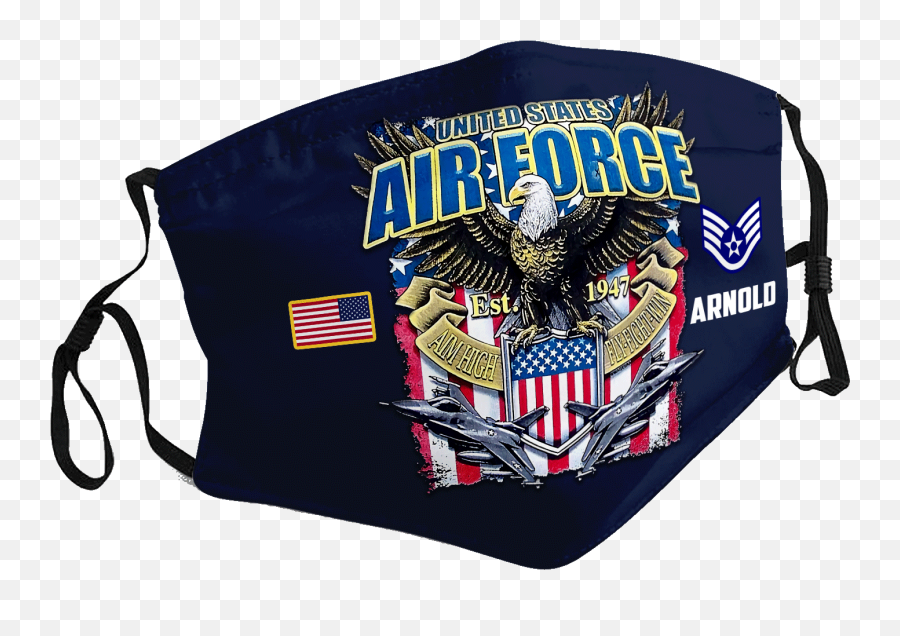 Us Air Force Aim High Th1 - Mask Emoji,Us Airforce Logo