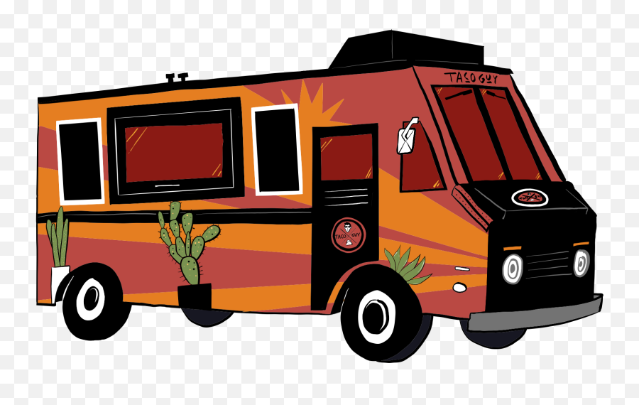 Taco Guy - Commercial Vehicle Emoji,Food Truck Png
