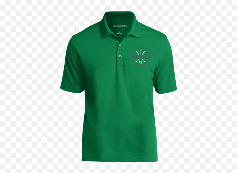 Mens Polo Shirt - Port Authority Dry Zone Uv Polo Emoji,Polo Shirts With Big Logo