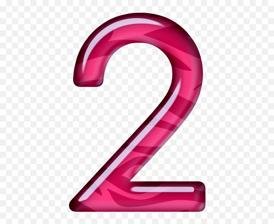 Numero 2 Png - Pink Numero Rosado Png Transparente Emoji,Rosa Png