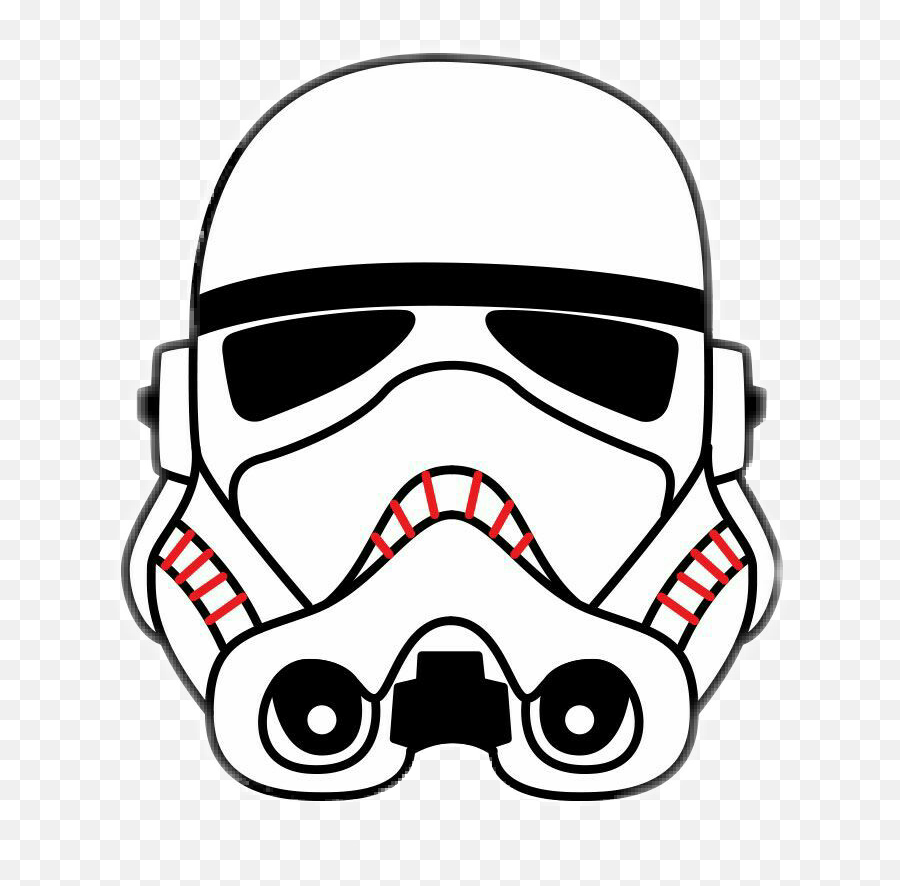 Stormtrooper - Stormtrooper Drawing Step By Step Clipart Zeichnen Sturmtruppler Emoji,Stormtrooper Clipart