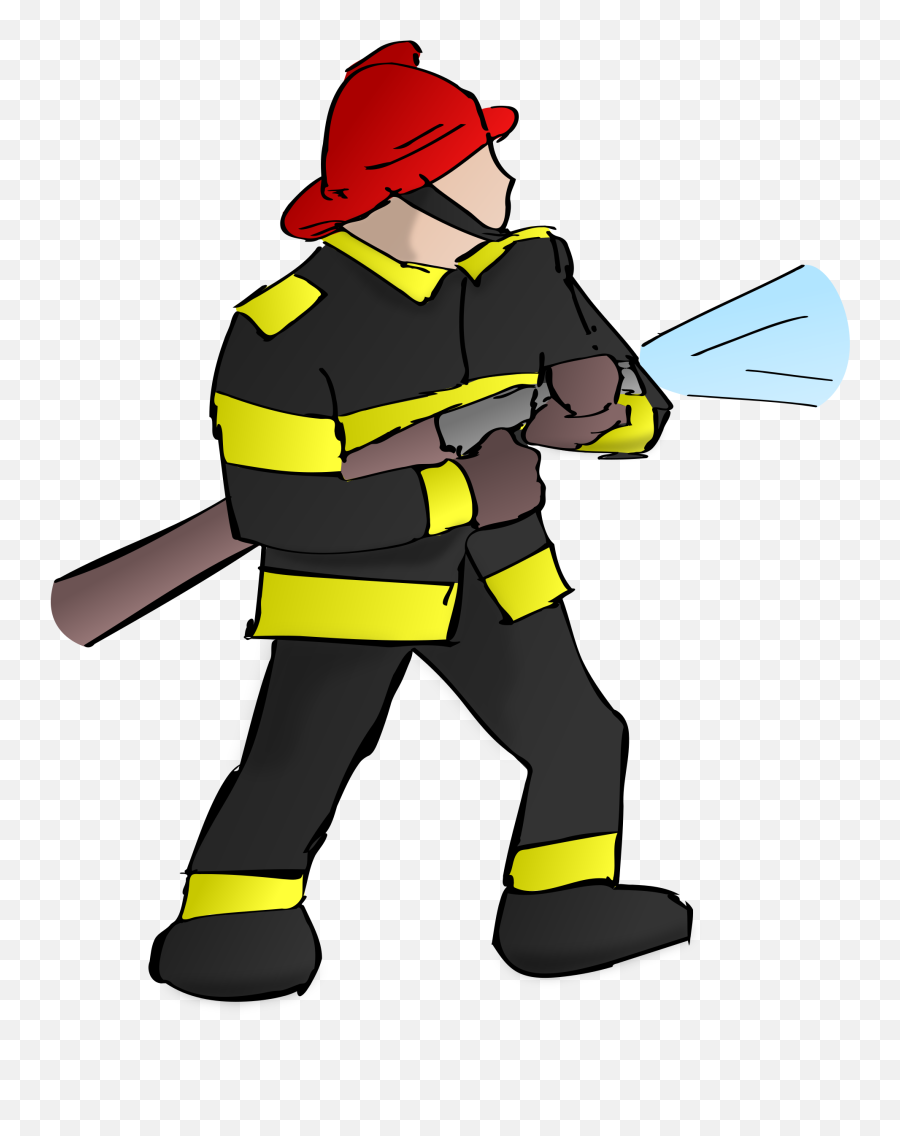 Free Firefighter Clip Art Download - Transparent Firefighter Clipart Emoji,Firefighter Clipart