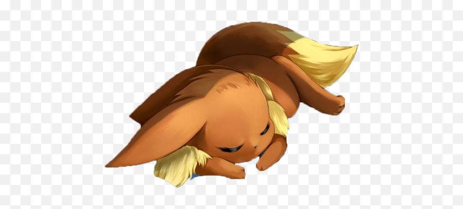 An Asleep Eevee Team Fortress 2 - Eevee Sleeping Emoji,Eevee Transparent