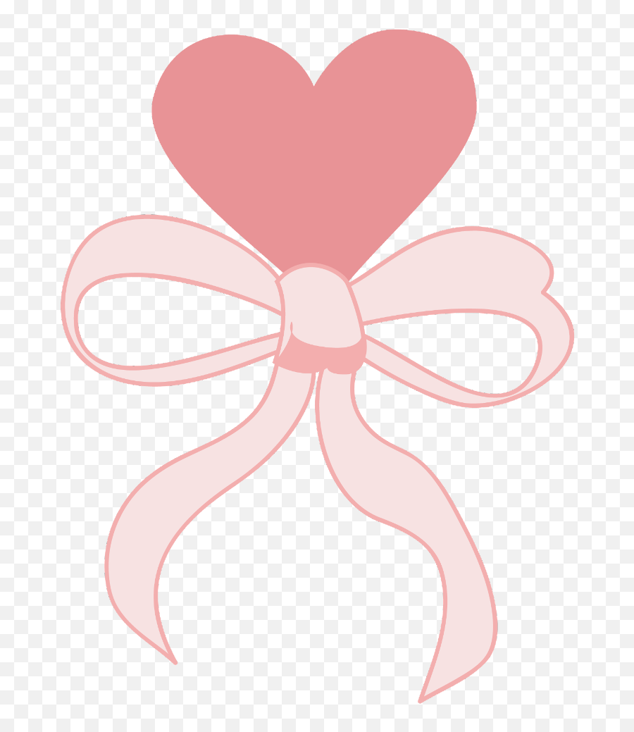 Corazon - Bow Emoji,Kawaii Heart Png