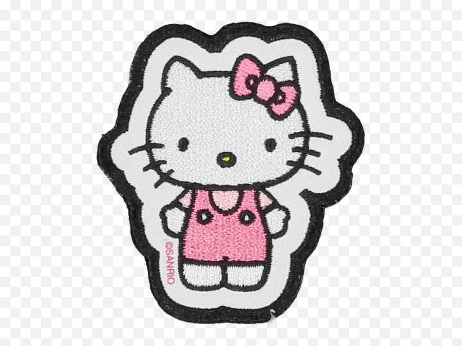 Hello Kitty Body Embroidered Sticker Emoji,Hellokitty Png