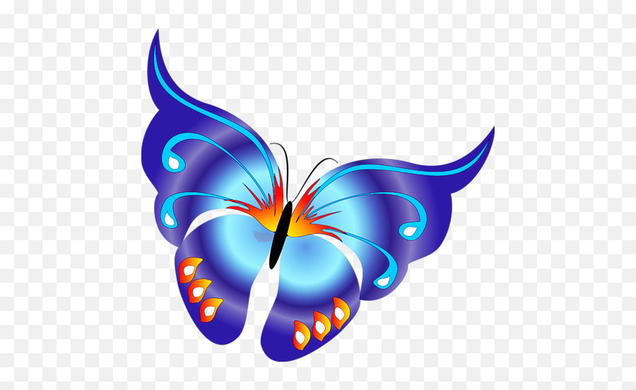 Butterflies Clipart Free Download - Butterfly Cartoon Png Emoji,Butterflies Clipart