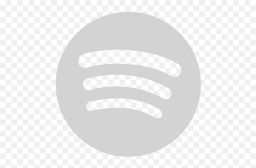 Light Gray Spotify Icon Emoji,White Spotify Logo