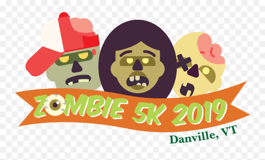 Zombie 5k - Danville Vt Chamber Of Commerce Emoji,Zombie Logo