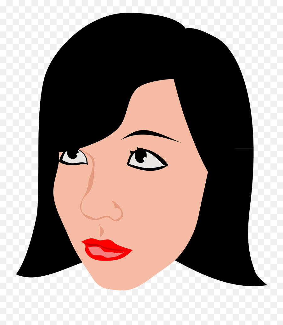 Beauty Brunette Girl Woman Face Png Picpng Emoji,Girl Face Png