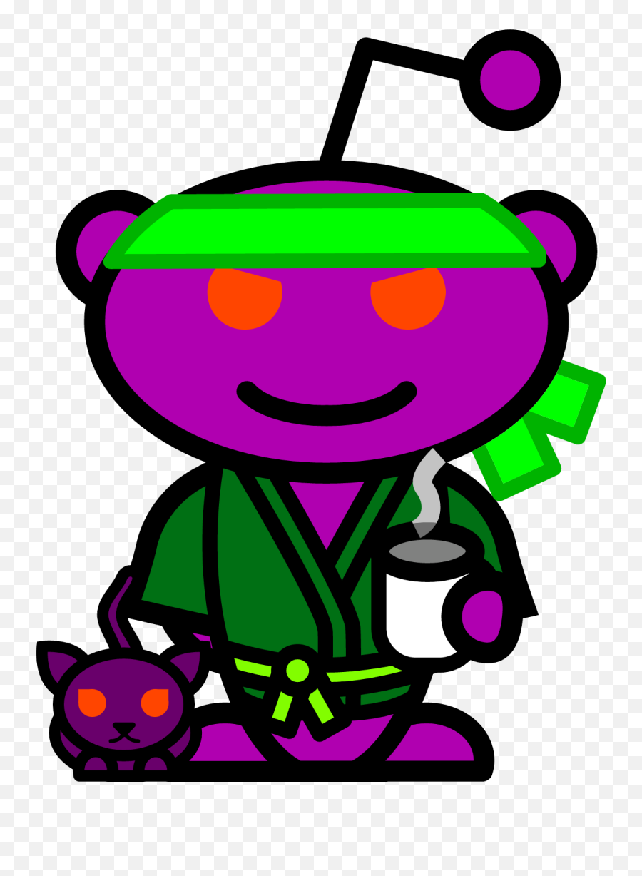 My Snoovatar Is A Purple Robot Ninja - Fortnite Drawing Emoji,Fortnite Ninja Logo