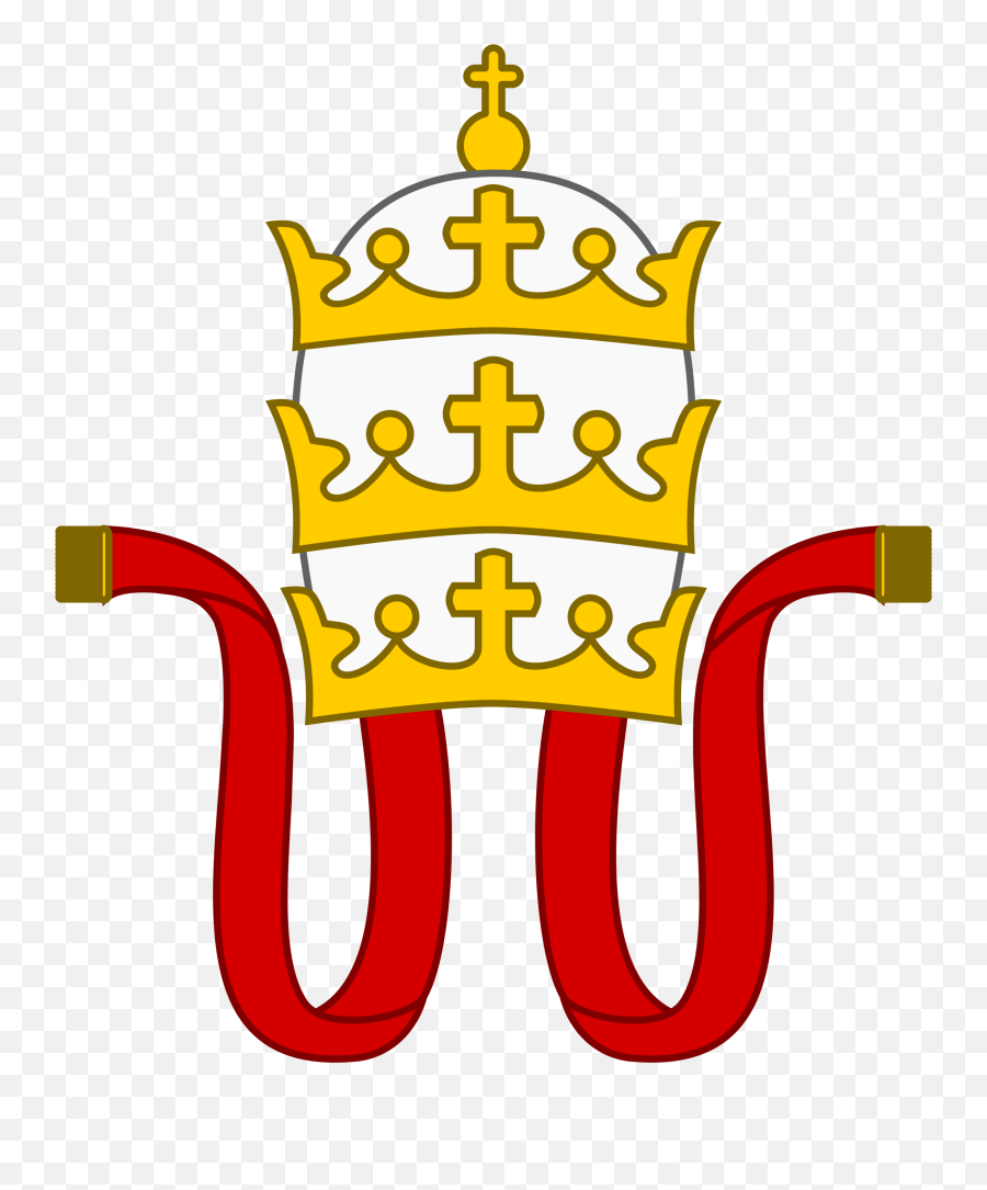 Download Open - Pope Papal Tiara Vector Emoji,Tiara Clipart