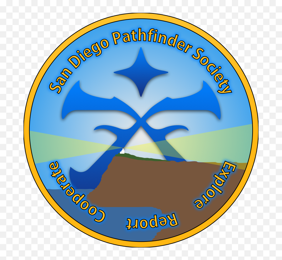 San Diego Pathfinder Society U2013 Exploreu2026reportu2026cooperate - Language Emoji,Pathfinder Logo