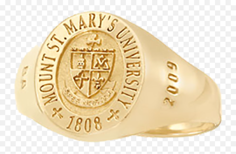 Mount St Maryu0027s University Class Of 2023 Womenu0027s Signet Emoji,St Mary's University Logo