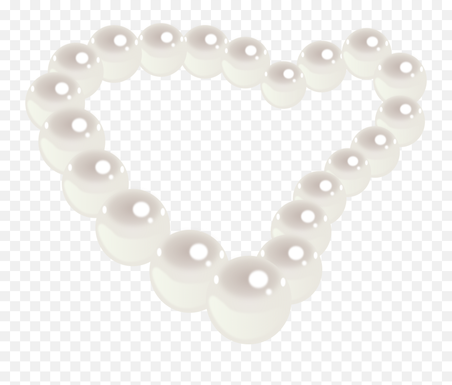 Pearl Necklace Clipart Transparent - Colar De Perolas Png Emoji,Necklace Clipart