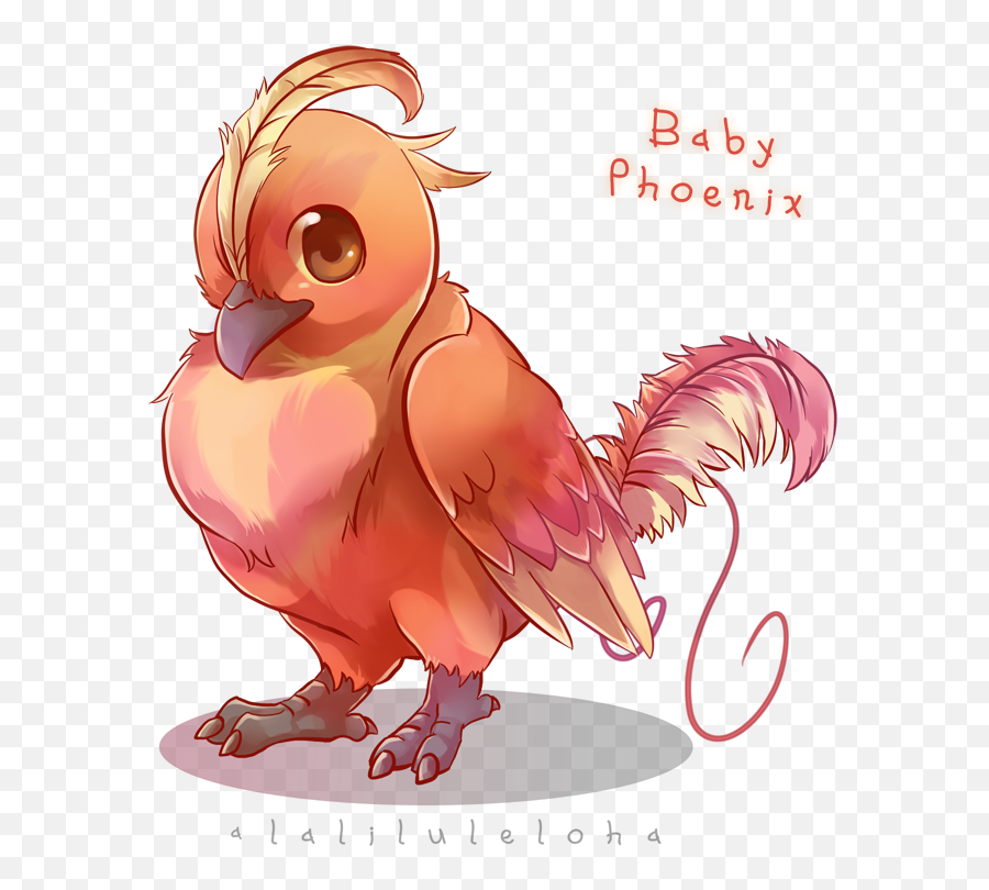Phoenix Clipart Cute Baby - Baby Mythical Creatures Drawings Phoenix Cute Mythical Creatures Emoji,Phoenix Clipart