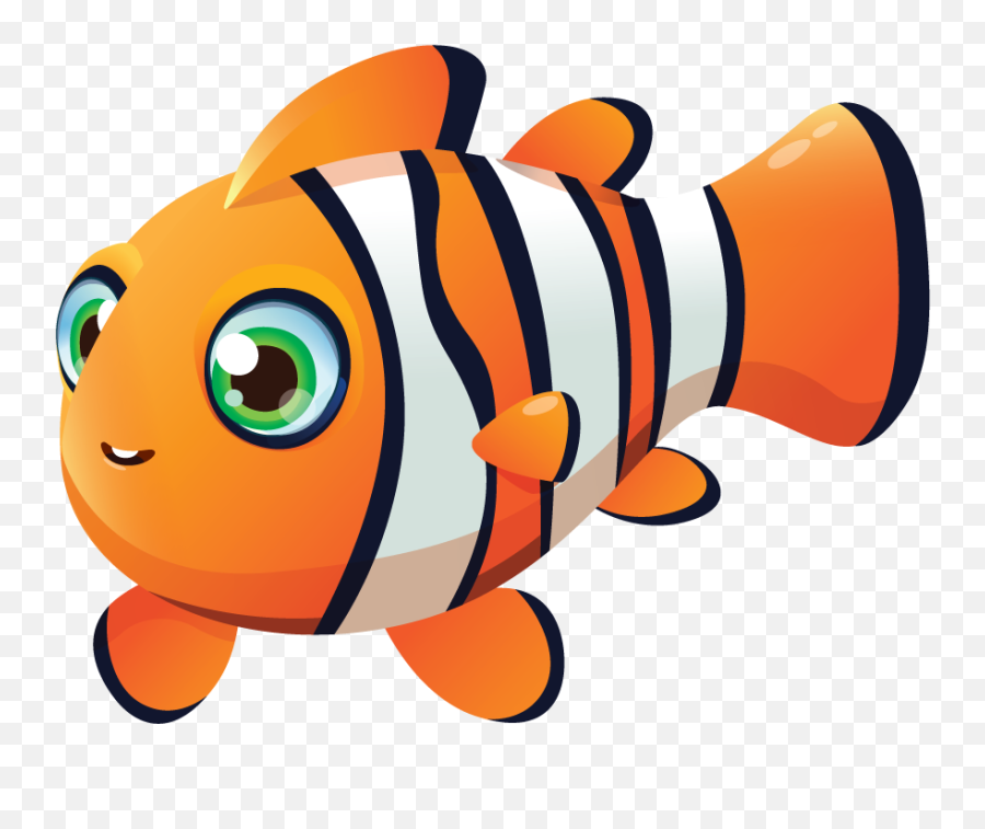 Gary The Clownfish - Fish Characters Transparent Emoji,Coral Reef Clipart