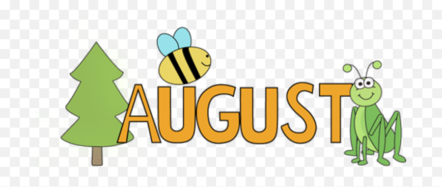 August Clipart August 2017 August August 2017 Transparent - Language Emoji,2019 Clipart