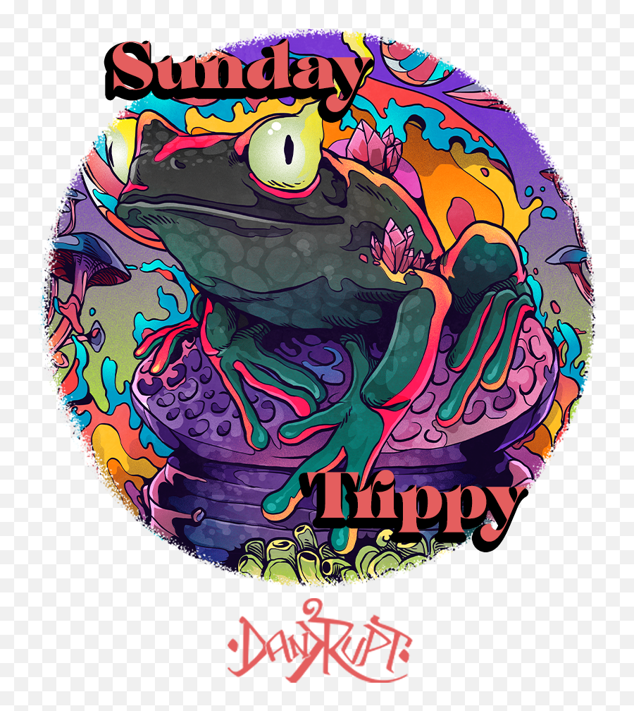 Sunday Trippy Tee Dankrupt Emoji,Trippy Png