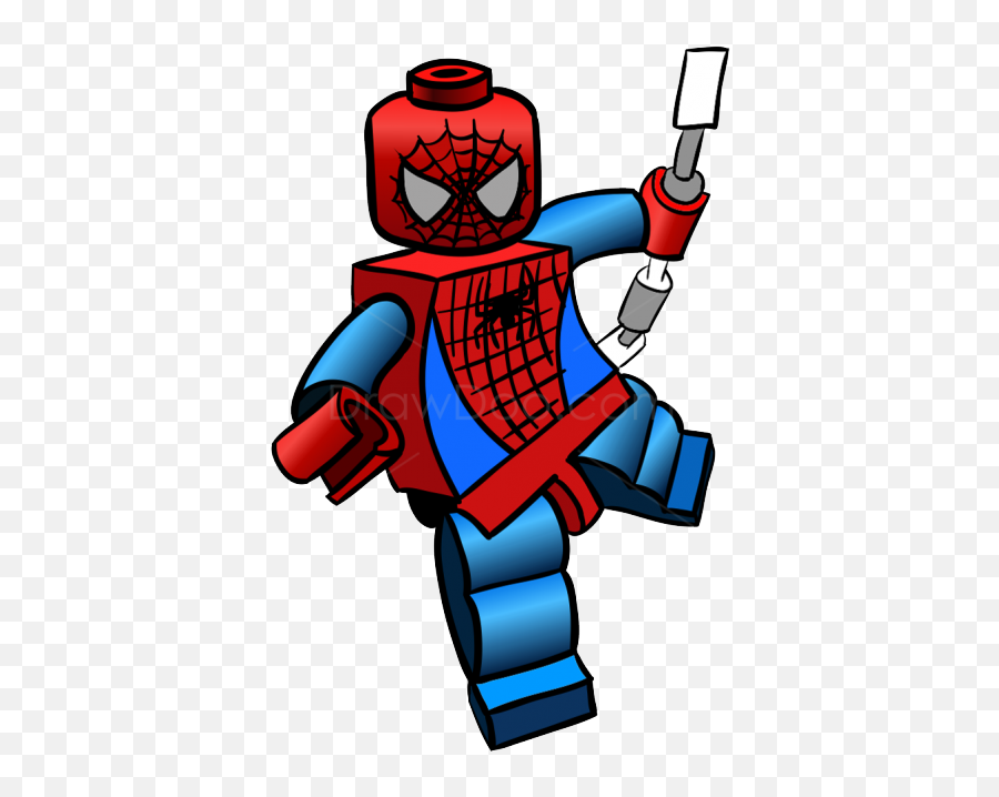 Lego Spiderman Clipart Image - Dibujo De Lego Avengers Emoji,Spiderman Clipart