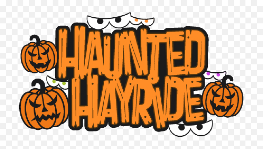Haunted Hayride Psa - Halloween Hayride Clipart Emoji,Hayride Clipart