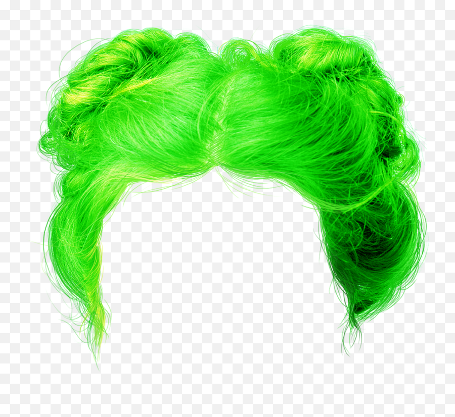 March 09 - Green Wig Png Emoji,Wig Transparent Background