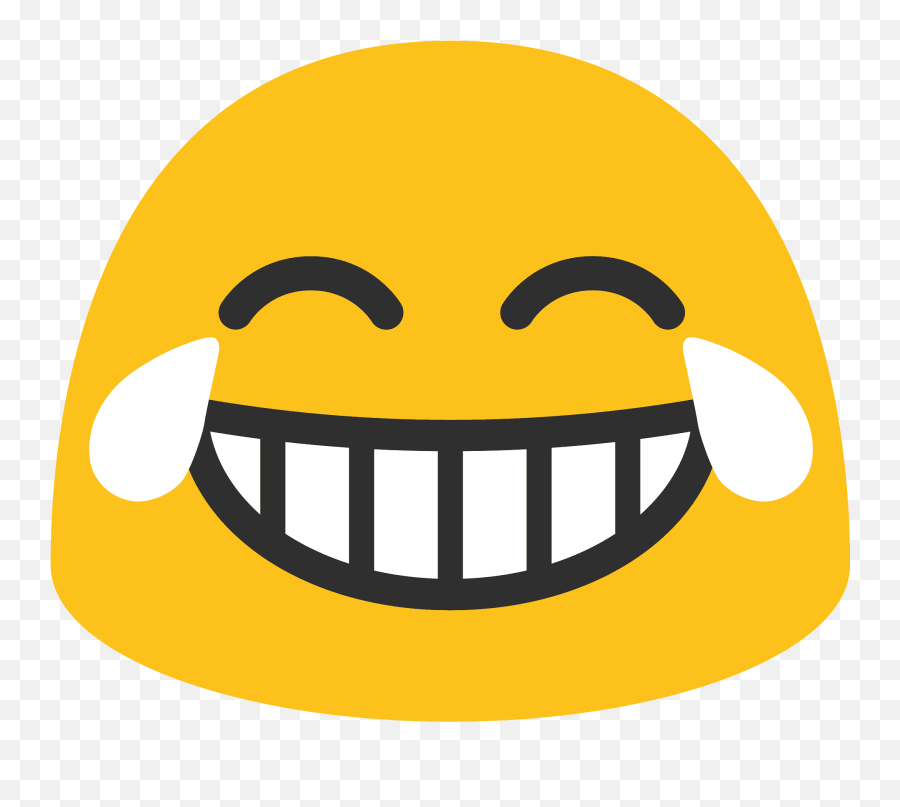 Face With Tears Of Joy Emoji Clipart - Android Emoji Laughing,Joy Emoji Png