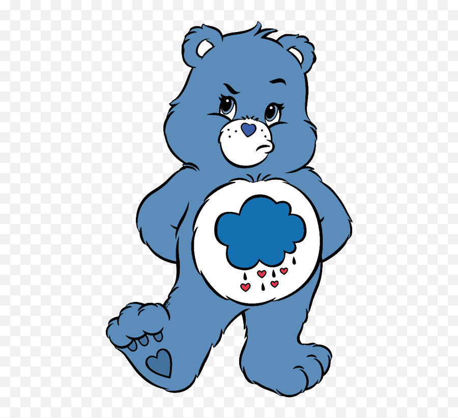 Care Bears And Cousins Clip Art Images - Grumpy Care Bear Emoji,Care Bear Clipart