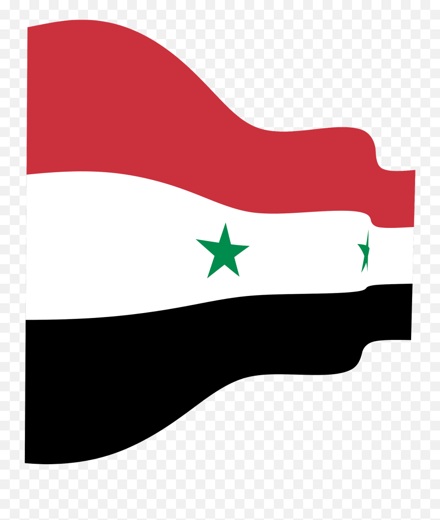 Syria Wavy Flag Clipart Free Download Transparent Png - Flag Of Syria Emoji,Mexican Flag Clipart