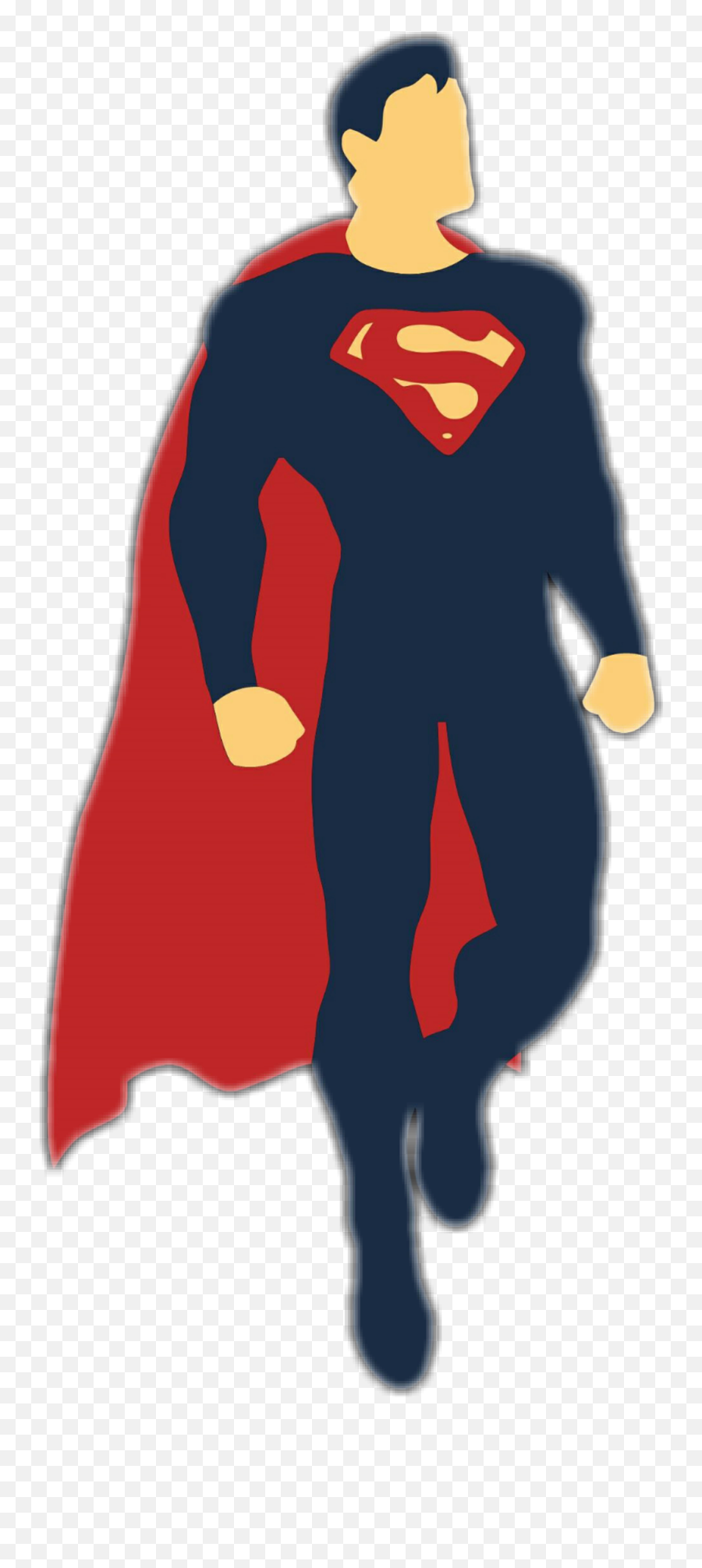 Red Sticker - Superman Clipart Full Size Clipart 3253945 Emoji,Superman Logo Drawings