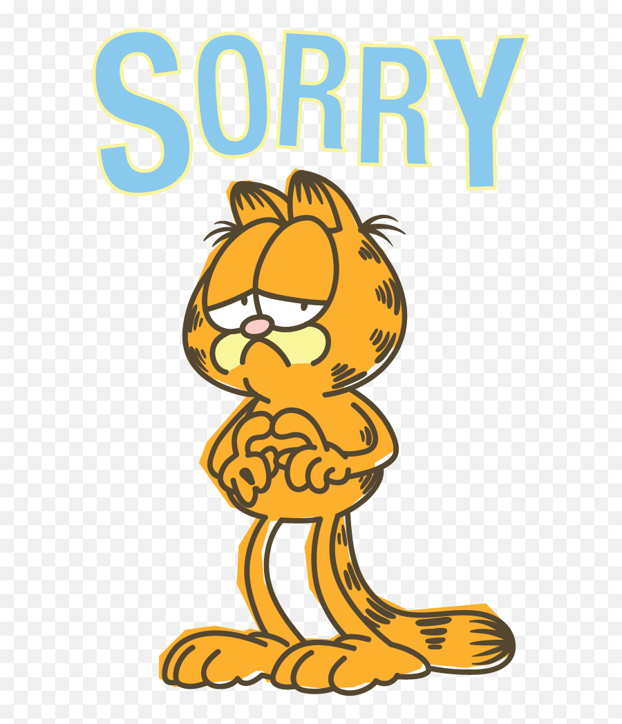 Garfield Line Stickers Boston Creative Studio Emoji,Sorry Clipart