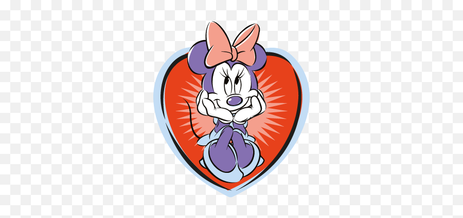 Minnie Mouse Cartoon Vector Logo - Minnie Mouse Cartoon Logo Minnie Mouse Emoji,Cartoon Logo