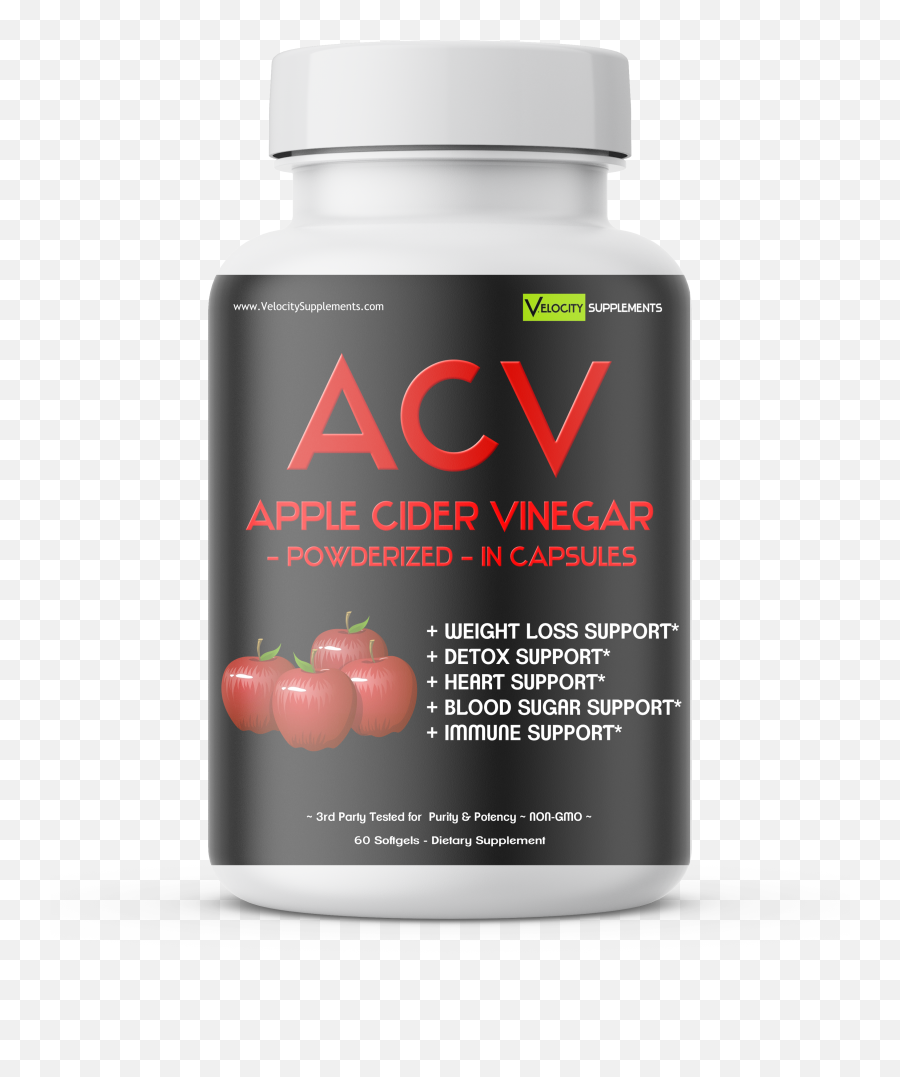 Velocity Supplements Acv Pills - Apple Cider Vinegar Emoji,Apple Cider Clipart