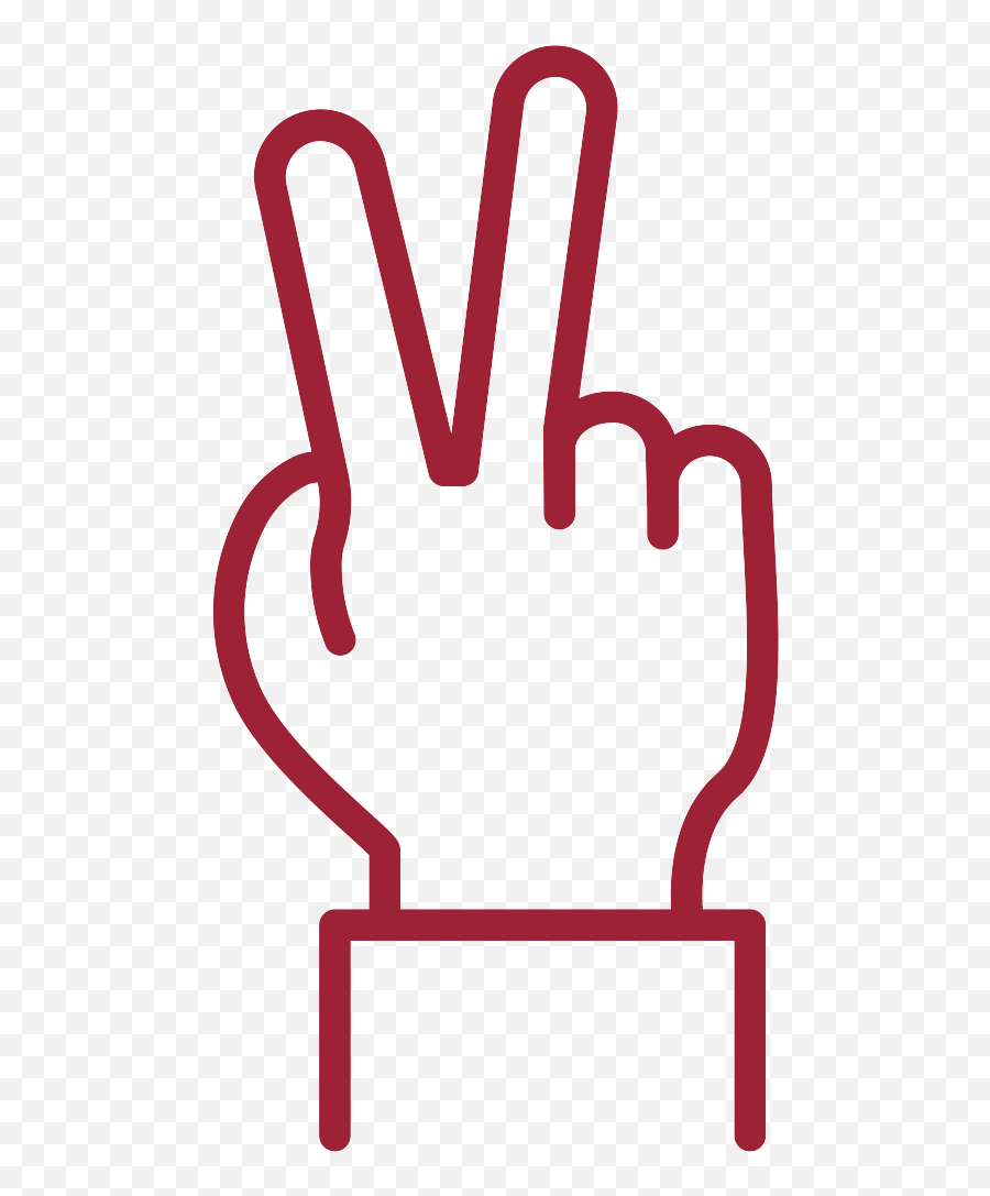 Admissions University Of Arkansas Emoji,Peace Fingers Png