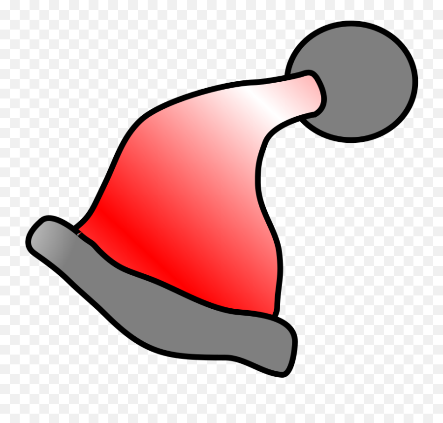 Plain Santa Hat Svg Clipart Emoji,Santa Hat Clipart Free